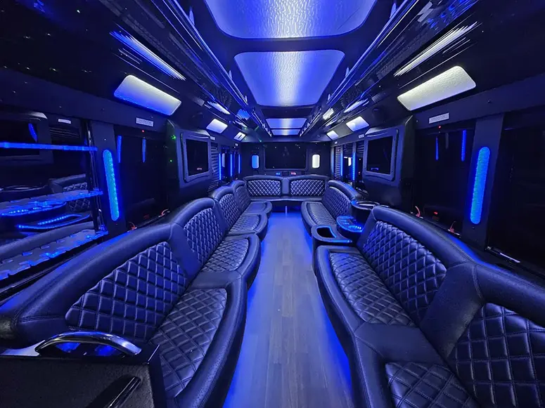 Party bus rental service serving Ajax and the surrounding GTA