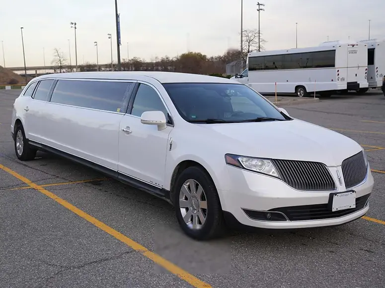Lincoln MKT Stretch Limo (White) available for rental in Toronto and the GTA
